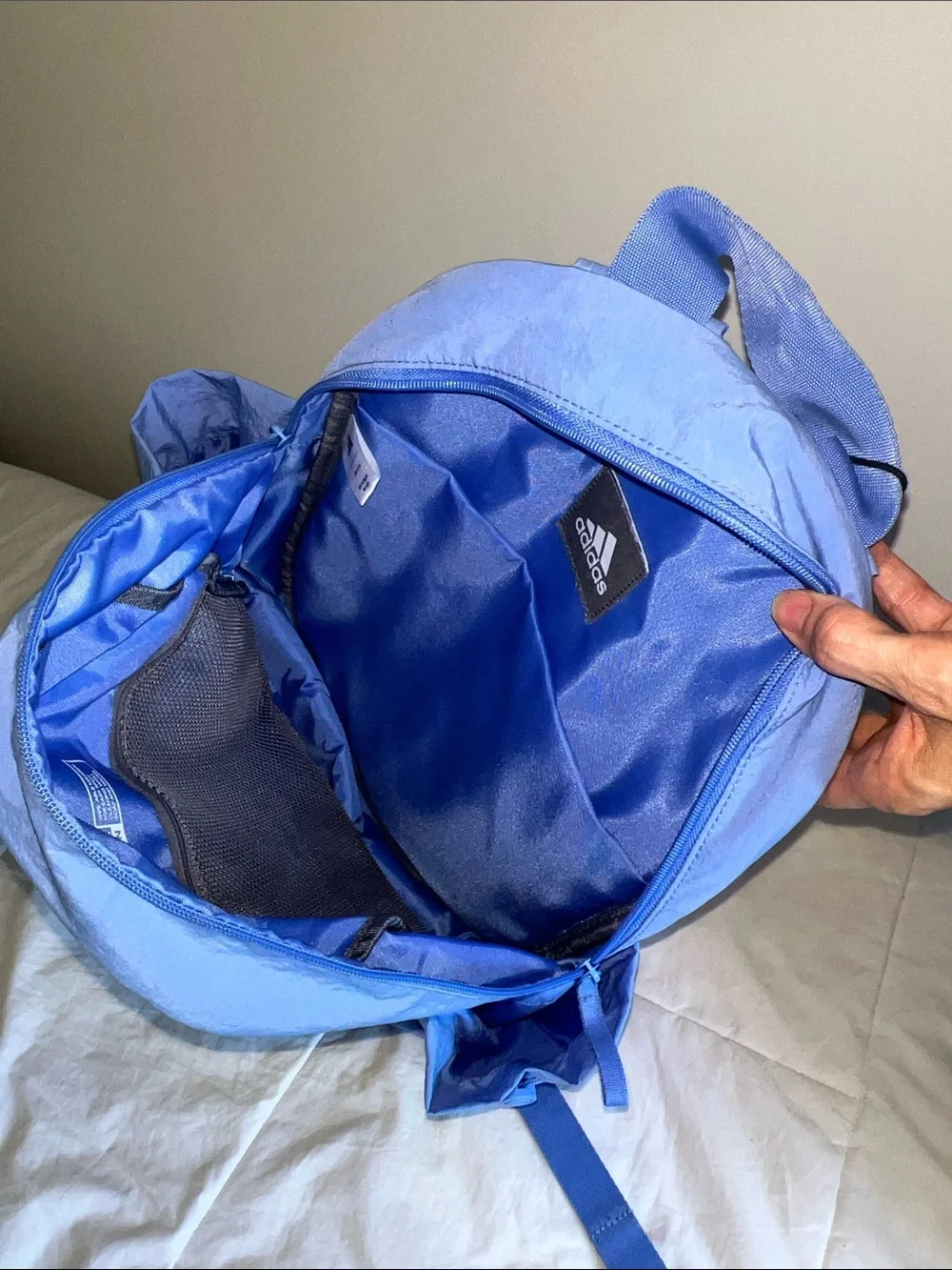 adidas Powder Blue Daypack Backpack - Picture 2 of 5